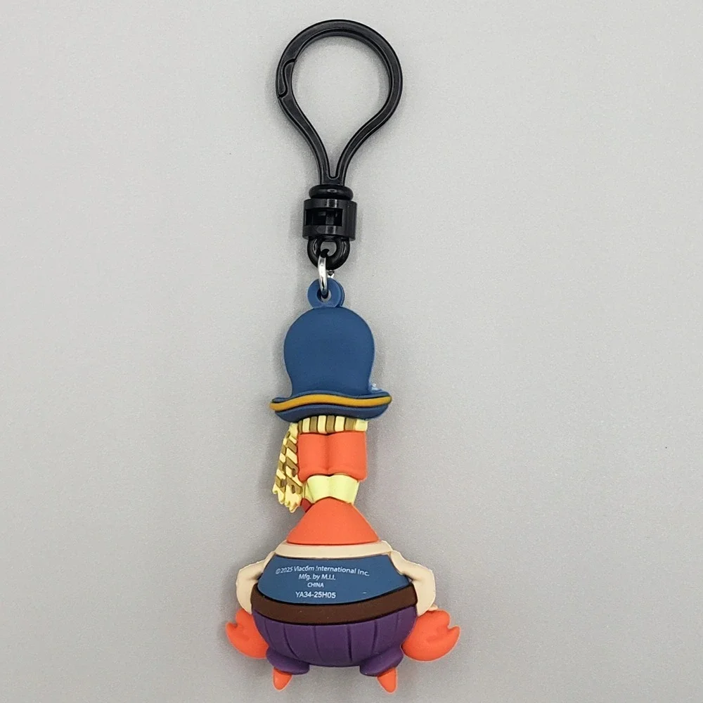 Spongebob Search for Squarepants Movie Monogram‎ 3D Bag Clip Mr Krabs